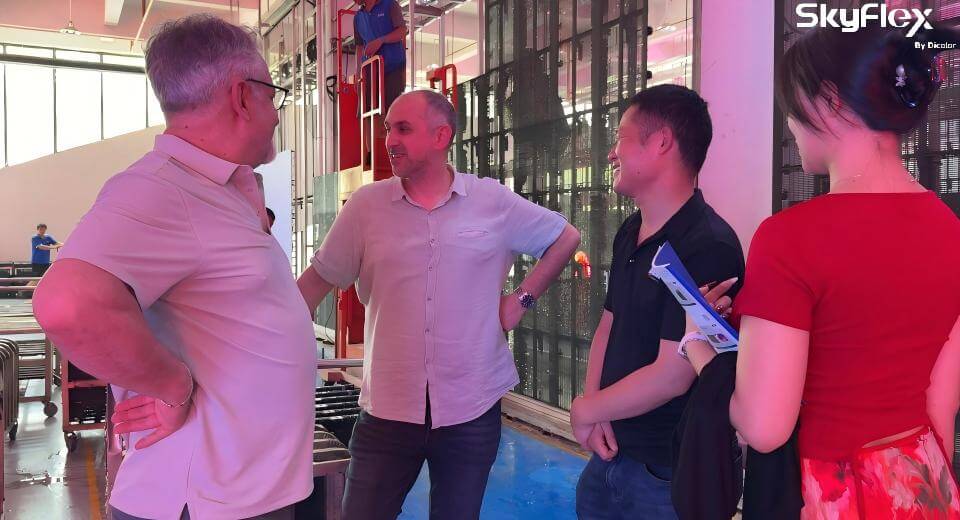 SkyFlex’s Milestone in 1000㎡+ ME Series Project with Customer Inspection