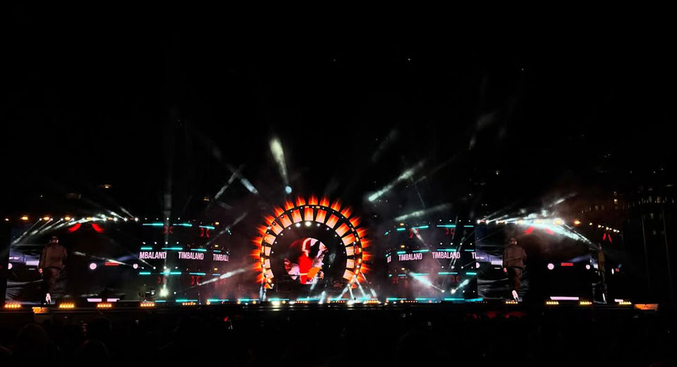 653㎡ Dicolor Dv2 Outdoor Led Screen Powers Solana Festival In Almaty, Kazakhstan