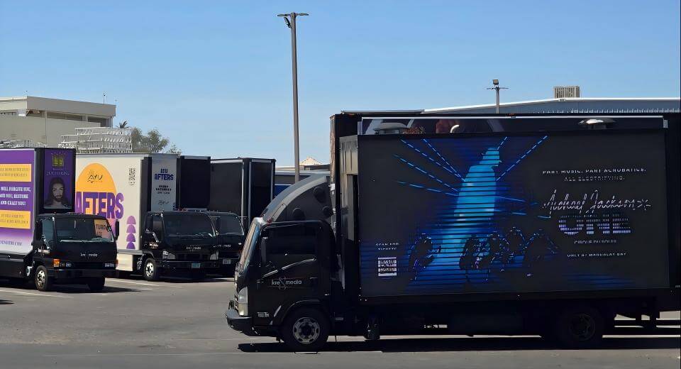 Outdoor Media Mobile Advertising Trucks
